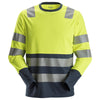 Snickers 2433 High-Vis Class 2, Long Sleeve T-Shirt
