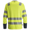 Snickers 2433 High-Vis Class 2, Long Sleeve T-Shirt
