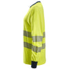 Snickers 2476 ProtecWork, Women's Long Sleeve T-shirt, High-Vis Class 3/2