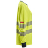 Snickers 2476 ProtecWork, Women's Long Sleeve T-shirt, High-Vis Class 3/2