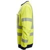 Snickers 2863 ProtecWork, Sweatshirt, High-Vis Class 3