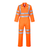Portwest RT42 Hi-Vis Polycotton Service Coverall Orange / Medium