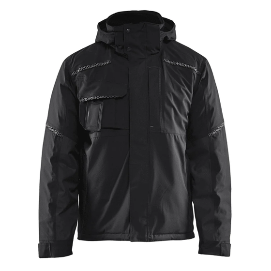 Blaklader 4881 Waterproof and Windproof Winter Jacket Hooded Black 2XL