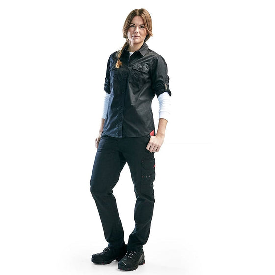 Blaklader 3208 Women's Twill Work Shirt - Premium WOMENS OUTERWEAR from Blaklader - Just £63.60! Shop now at Workwear Nation Ltd