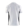 Blaklader 3324 Short Sleeve Polo Shirt White / Dark Grey