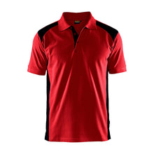  Blaklader 3324 Short Sleeve Polo Shirt Red / Black