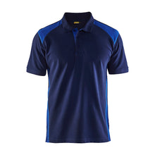  Blaklader 3324 Short Sleeve Polo Shirt Navy Blue / Cornflower blue