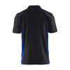 Blaklader 3324 Short Sleeve Polo Shirt Black / Cornflower Blue