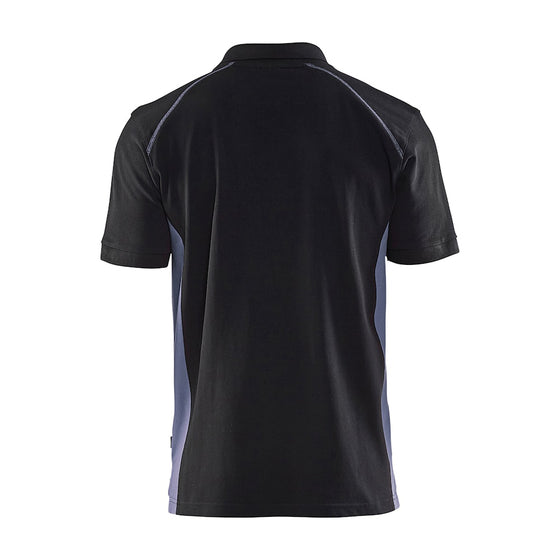 Blaklader 3324 Short Sleeve Polo Shirt Black / Grey