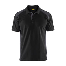  Blaklader 3324 Short Sleeve Polo Shirt Black / Mid Grey