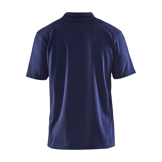 Blaklader 3326 Polo Shirt with UV-Protection Navy Blue Medium - Workwear Nation Ltd