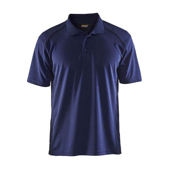 Blaklader 3326 Polo Shirt with UV-Protection Navy Blue Medium - Workwear Nation Ltd