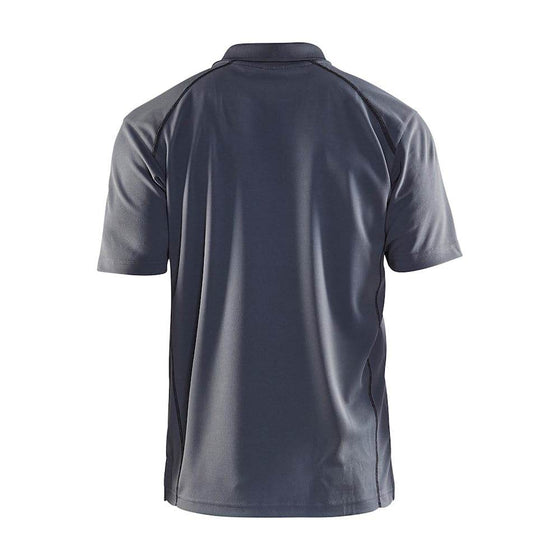 Blaklader 3326 Polo Shirt with UV-Protection Grey Medium - Workwear Nation Ltd