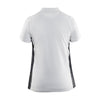 Blaklader 3390 Women's Polo Shirt White/Dark Grey