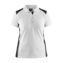  Blaklader 3390 Women's Polo Shirt White/Dark Grey