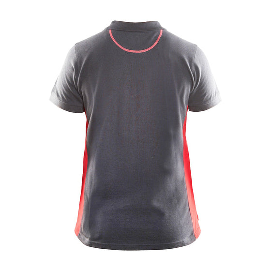 Blaklader 3390 Women's Polo Shirt Grey/Red