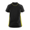 Blaklader 3390 Women's Polo Shirt Black / Hi-Vis Yellow