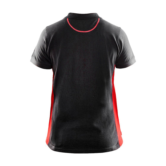 Blaklader 3390 Women's Polo Shirt Black/Red