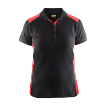  Blaklader 3390 Women's Polo Shirt Black/Red