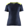 Blaklader 3479 T-shirt bicolore à manches courtes pour femme
