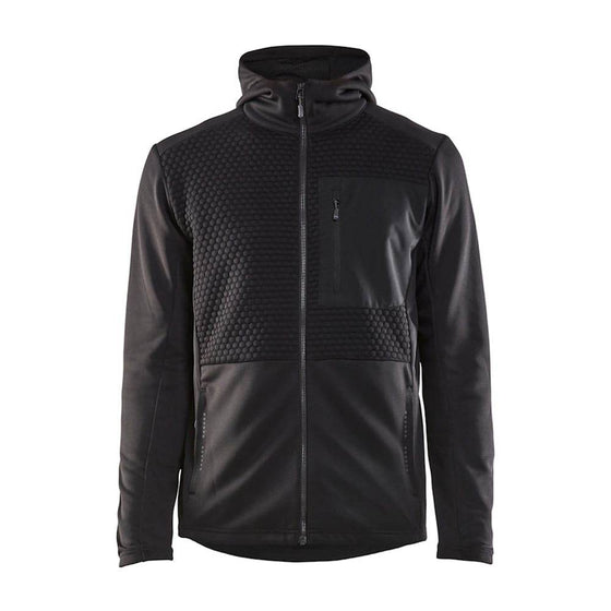 Blaklader 3540 Full-Length Zip Hoodie Sweatshirt Black / XL