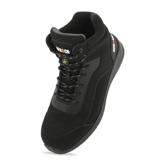 Herock Leno S1PS SR FO ESD SC Composite Safety High Trainers - Workwear Nation Ltd