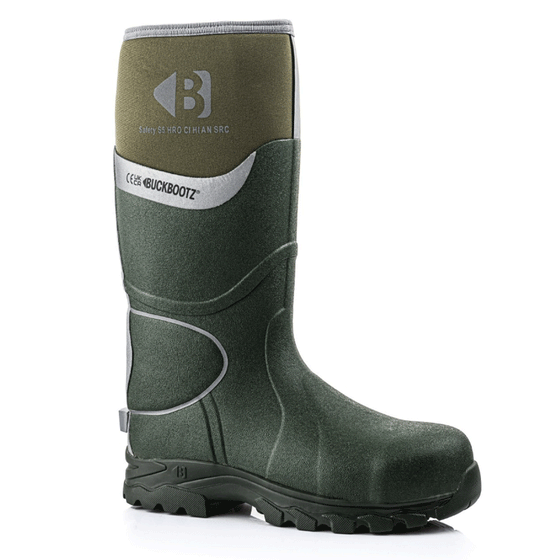 Buckler BBZ8000 S5 360° High Visibility Neoprene / Rubber Safety Wellington Boot with Ankle Protection