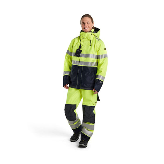 Blaklader 4088 Multinorm Waterproof Hi-Vis Shell jacket - Premium FLAME RETARDANT JACKETS from Blaklader - Just £496.14! Shop now at Workwear Nation Ltd
