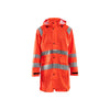 Blaklader 4324 Long Length Waterproof Rain Jacket Hi-Vis Level 1 - Premium HI-VIS JACKETS & COATS from Blaklader - Just £72.60! Shop now at Workwear Nation Ltd