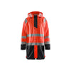 Blaklader 4324 Long Length Waterproof Rain Jacket Hi-Vis Level 1