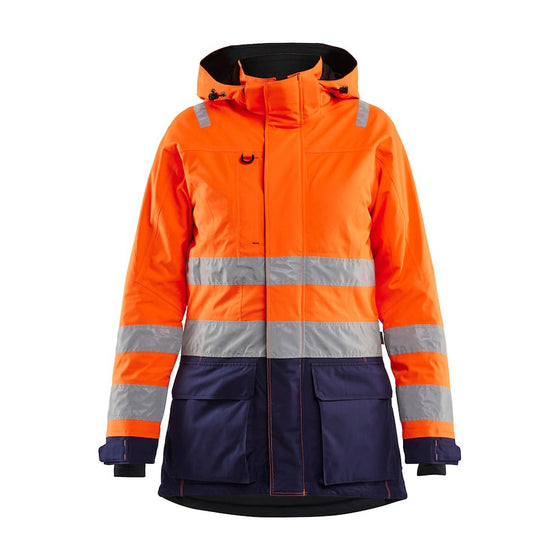 Blaklader 4472 Women's Hi-vis Winter Waterproof Parka Jacket Workwear Nation Ltd
