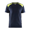 Blaklader 3379 Cotton Two Tone Crew Neck Work T-Shirt