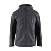Blaklader 4753 Softshell Jacket with Hood Mid Grey/Black / XL