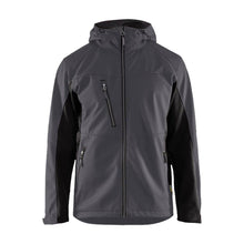  Blaklader 4753 Softshell Jacket with Hood Mid Grey/Black / XL