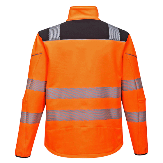 Portwest T402 PW3 Hi-Vis Softshell Jacket, Water Resistant and  Breathable