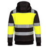 Portwest PW377 Hi-Vis Class 1 Fleece Lined Zip Hoodie