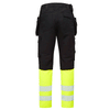 Portwest DX457 Hi-Vis Class 1 Detachable Holster Pocket Knee Pad Trousers