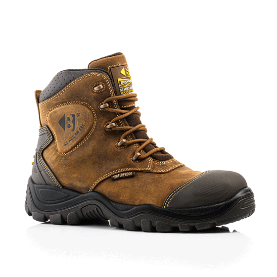 Buckler BSH012 S3 Brown Leather Waterproof Safety Boot