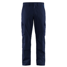  Blaklader 1448 Industry Stretch Kneepad Trousers Navy Blue/Cornflower Blue