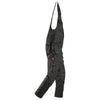 Snickers 6012 AllroundWork, Stretch One-piece Bib and Brace Holster Pockets Black / 36" Waist, 35" Leg