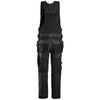 Snickers 6014 AllroundWork, Canvas Stretch One-piece Bib & Brace Holster Pockets