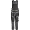 Snickers 6014 AllroundWork, Canvas Stretch One-piece Bib & Brace Holster Pockets