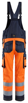 Snickers 6064 ProtecWork Hi-Vis Bib & Brace Trousers