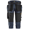Snickers 6142 AllroundWork, Stretch Kneepad Holster Pockets Pirate Trousers Steel Grey / Black / 50 (35" Waist)
