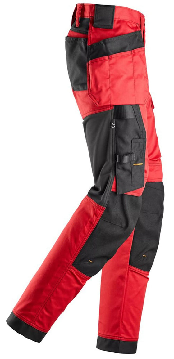 Snickers 6247 Chilli AllroundWork Women's Stretch Trousers Holster Pockets