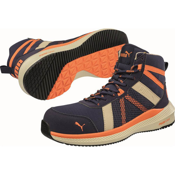 Puma Rival Mid S1PS ESD Safety Toe Cap Work Boots - Workwear Nation Ltd