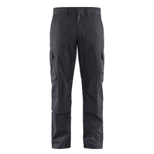  Blaklader 1448 Industry Stretch Kneepad Trousers Mid Grey/Black
