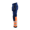 Blaklader 7114 Women's Hi-Vis Waterproof Softshell Trousers - Holster Pocket