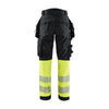 Blaklader 7114 Women's Hi-Vis Waterproof Softshell Trousers - Holster Pocket