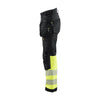 Blaklader 7114 Women's Hi-Vis Waterproof Softshell Trousers - Holster Pocket